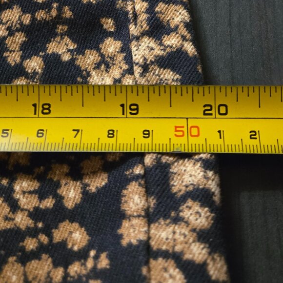 Blue printed straight leg Jeans - Picture 6 of 8